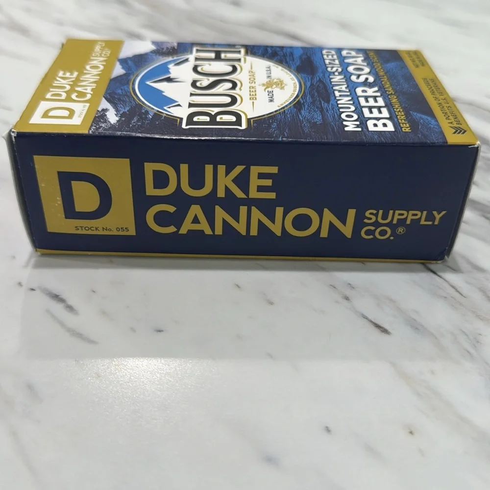 Duke Canon Busch Beer‎ Soap Refreshing Sandalwood Scent NIB